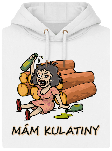 Mám kulatiny unisex mikina premium Snowwhite