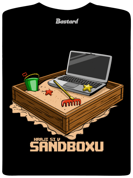 Sandbox pánské tričko Black