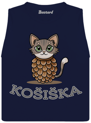 Košiška dámské tílko volné Navy