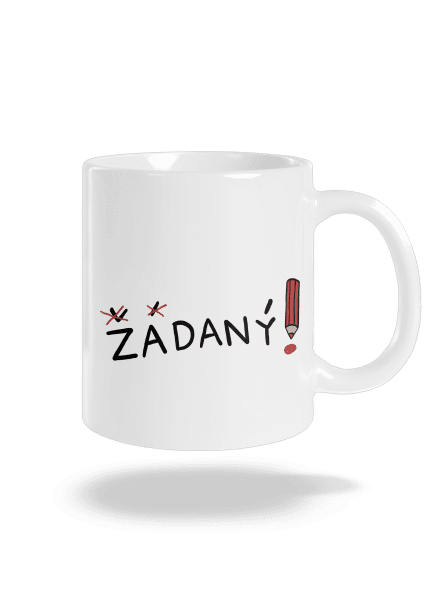 Zadaný a zadaná klasický hrnek White