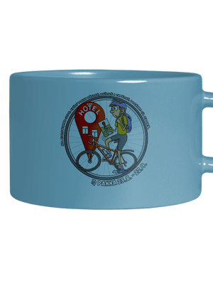 Cyklistický horoskop: Panna hrnek makronka Blue Macaron