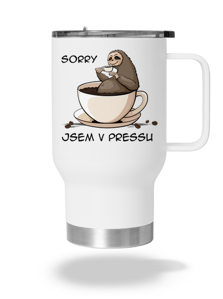 V pressu termohrnek White