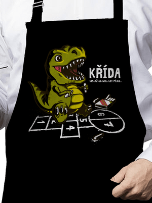 Křída zástěra Black