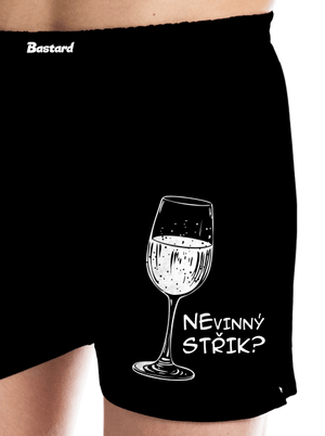 Nevinný střik pánské trenky Black