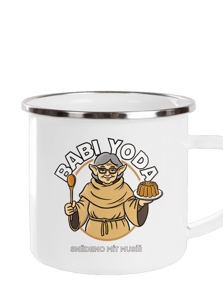 Babi Yoda plecháček White