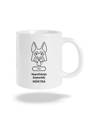 Nemůžu, mám psa klasický hrnek White