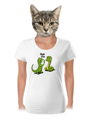 High Five dámské tričko White