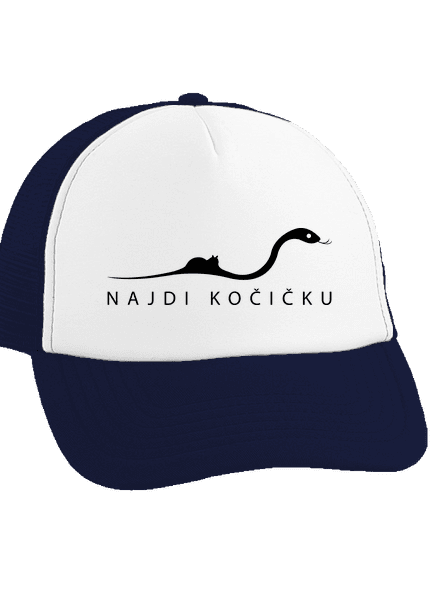Najdi kočičku kšiltovka truckerka French Navy cap