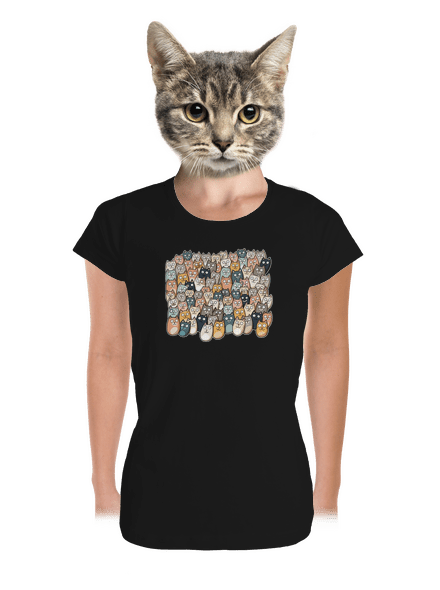 Najdi čerta dámské tričko premium Black