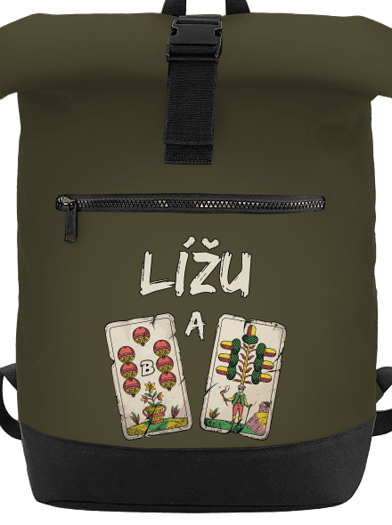 Kule a žaludy batoh Military Green