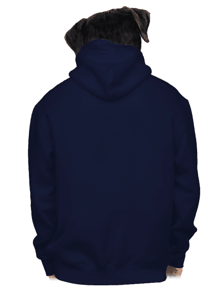 Bez potisku pánská mikina na zip Navy