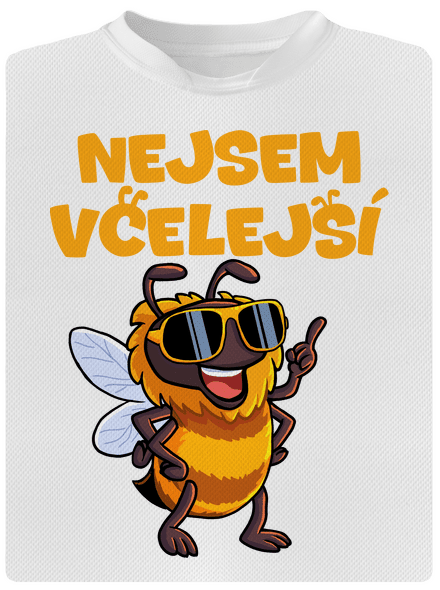 Nejsem včelejší pánské sportovní tričko White
