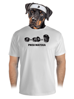 Pneu Matika pánské sportovní tričko White