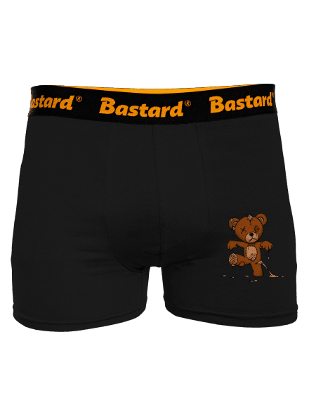 Zombie teddy boxerky Black