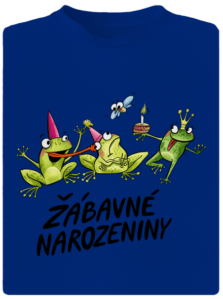 Žábavné narozeniny pánské sportovní tričko Royal Blue Mal
