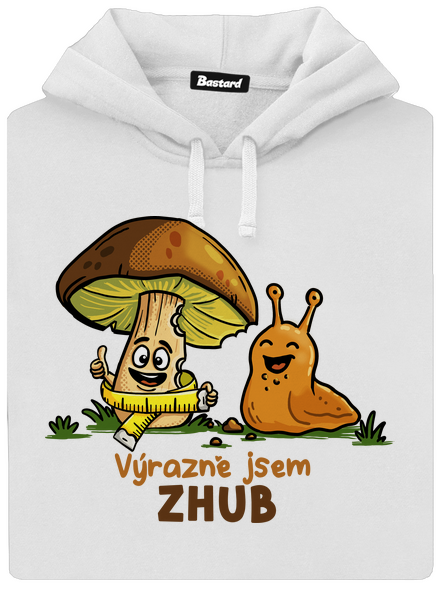 Jsem zhub dámská mikina klokanka White