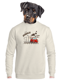 unisex mikina bez kapuce