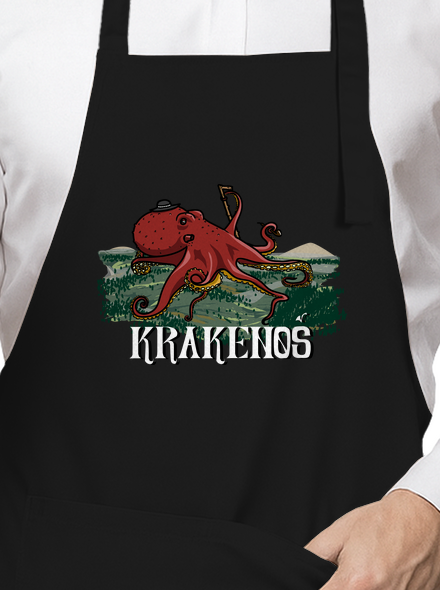 Krakenoš zástěra Black
