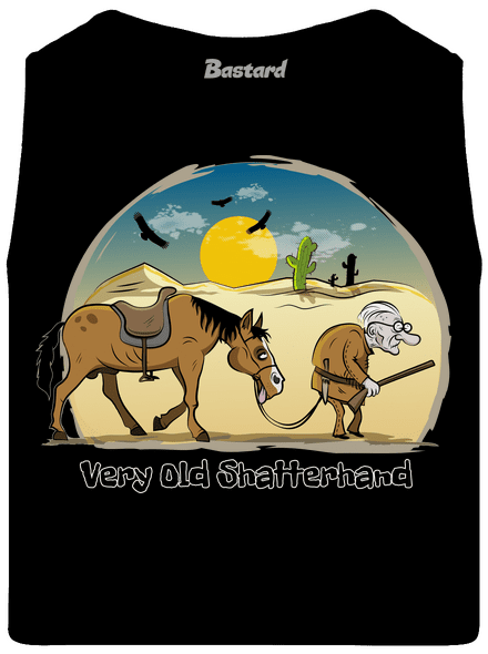 Very Old Shatterhand pánské tílko Black