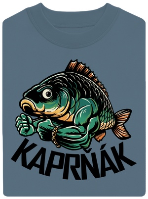 Kaprňák unisex mikina bez kapuce Nordic Blue