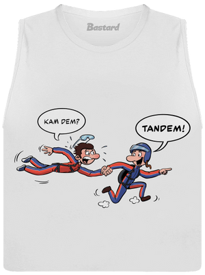 Tandem dámské tílko volné White