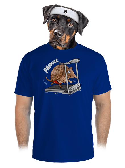 Pásovec pánské sportovní tričko Royal Blue Mal