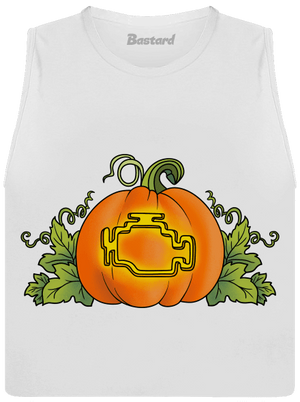 Strašidelný Halloween dámské tílko volné White