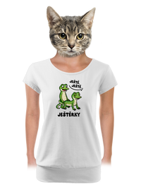 dámské tričko s lemem