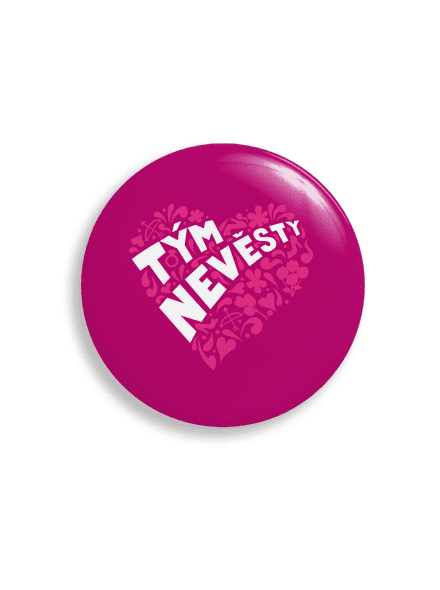 Tým nevěsty placka uni