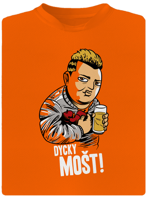 Dycky mošt dětské sportovní tričko Neon Orange