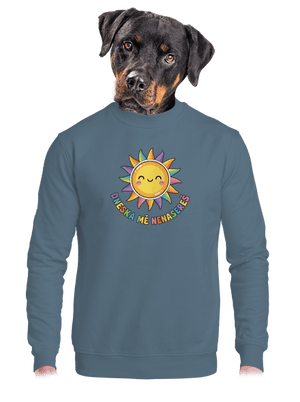 unisex mikina bez kapuce