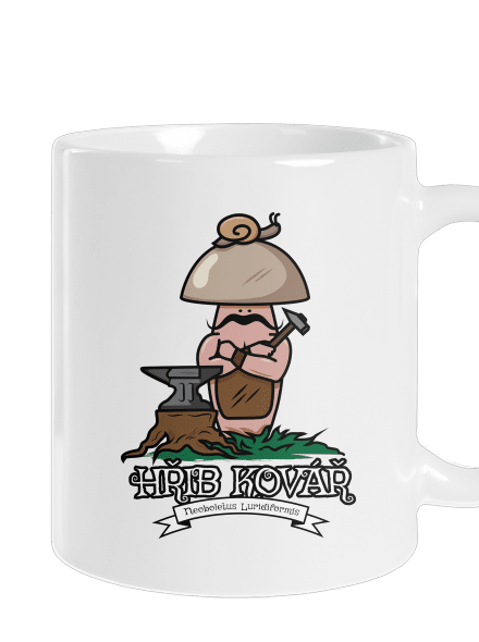 Hřib kovář klasický hrnek White