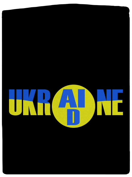 Ukrajina - AID dámská mikina na zip Black