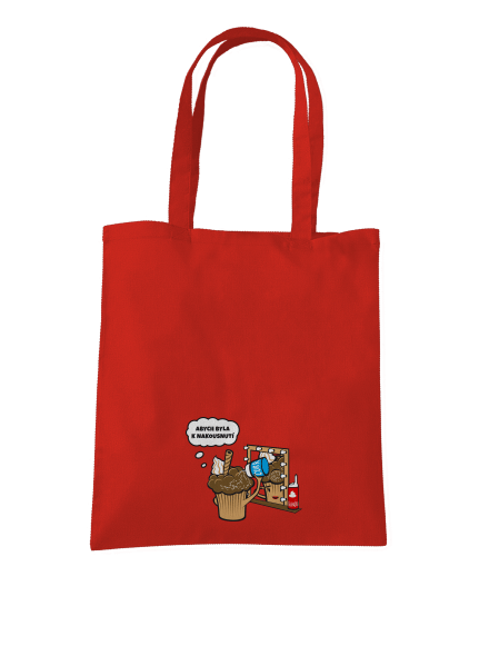 K nakousnutí taška Bright Red