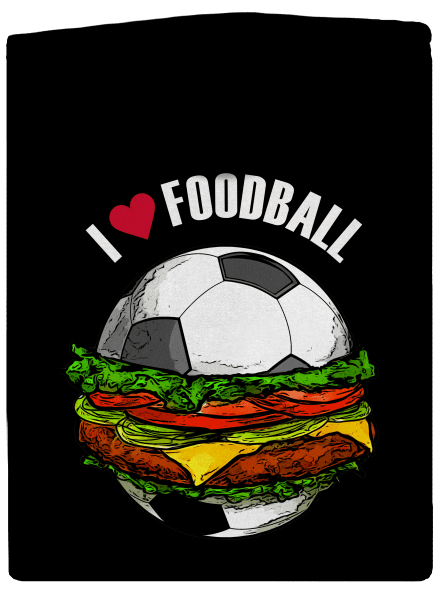 Foodball dámská mikina na zip Black
