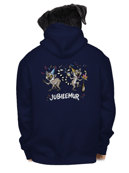 Jubilemur pánská mikina na zip Navy