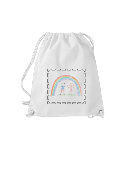 Dětské kresby - nahraj vlastní vak White