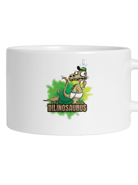 Dilinosaurus hrnek makronka White