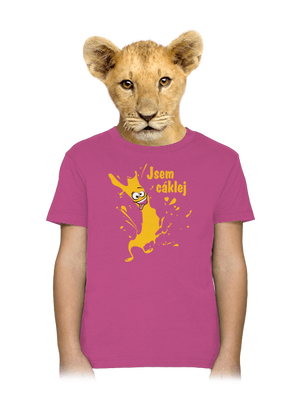 Cáklej dětské tričko Fuchsia