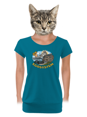 dámské tričko s lemem