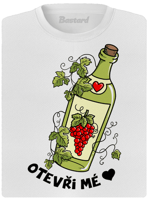 Otevři mé srdce dámské sportovní tričko White