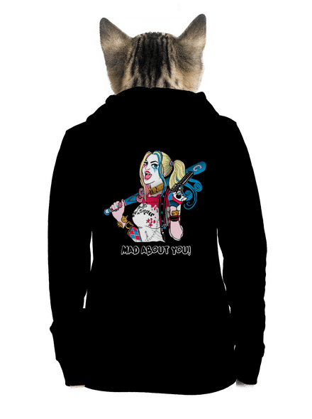 Joker a Harley dámská mikina na zip Black