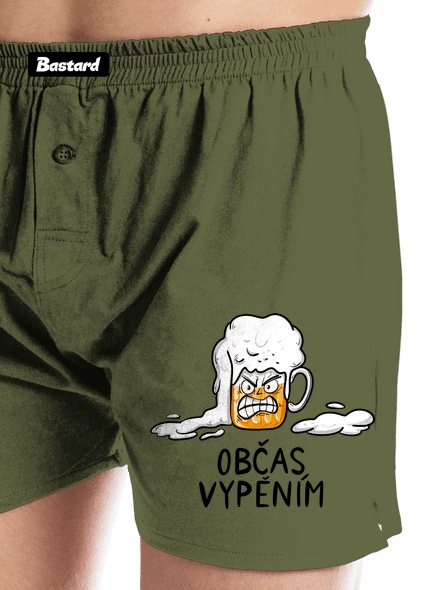 Občas vypěním pánské trenky Khaki