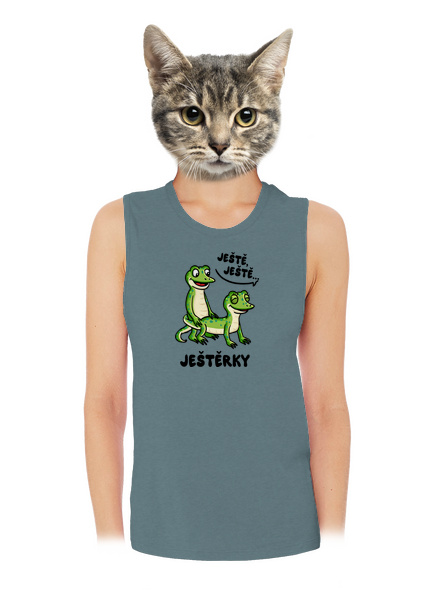 Ještě, ještě dámské tílko volné Heather Deep Teal