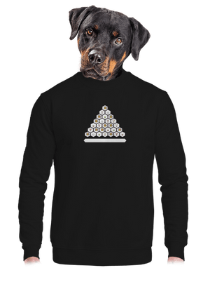 unisex mikina bez kapuce