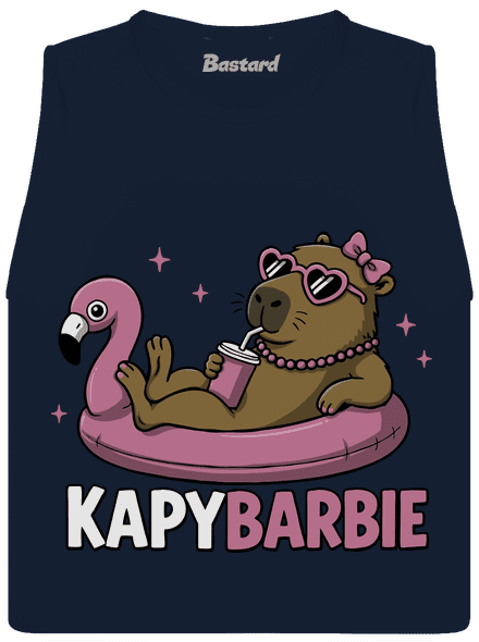 Kapybarbie dámské tílko volné Navy