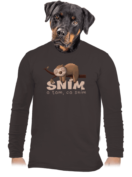 Sním o tom, co sním pánské dlouhý rukáv Bear Brown