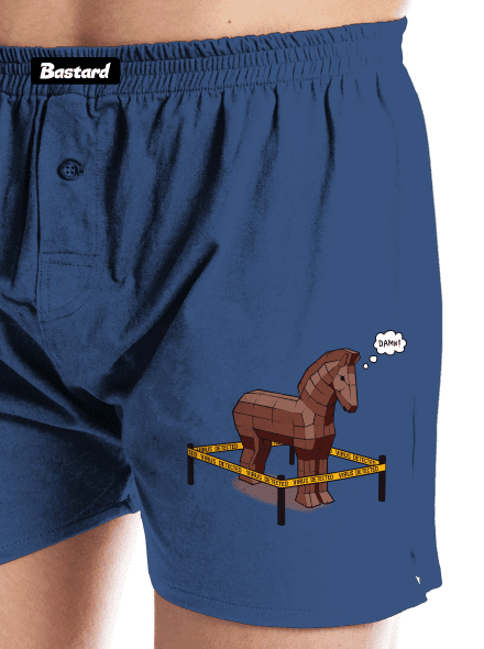 Trojský kůň pánské trenky Blue