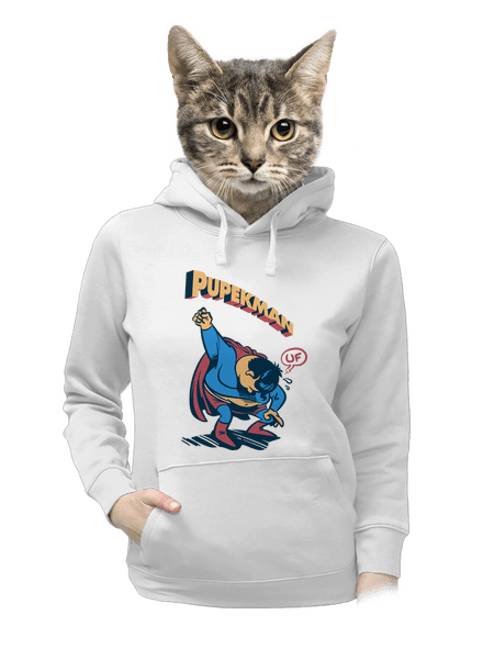 Pupekman dámská mikina klokanka White
