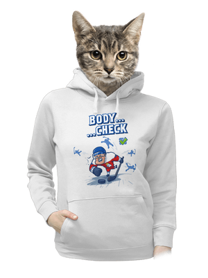 Body check dámská mikina klokanka White